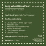 Long Wheat Dosa Flour - 1/2 KG - Image 2