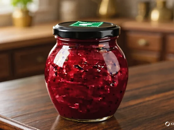 Home Made Hog Plum Pickle jar front