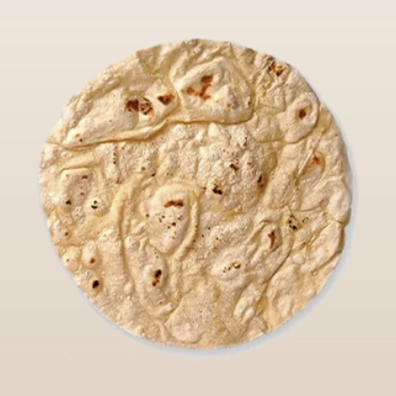Jawar gati roti, a round jowar flatbread from Henchu