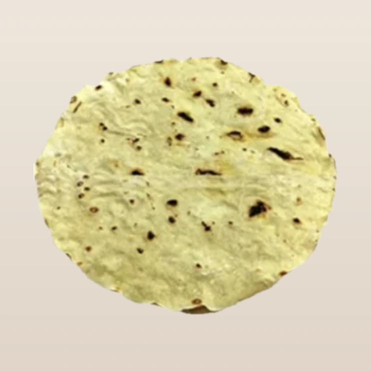 Sajje gati roti, a round pearl millet flatbread from Henchu